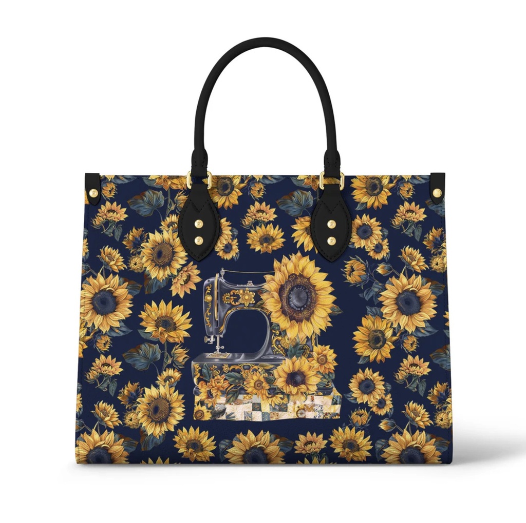 Sunshine Petals Bag in Black