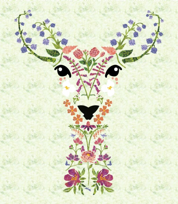 Laser Cut Kit Doe by Madi Hastings for Laser Cut Quilts