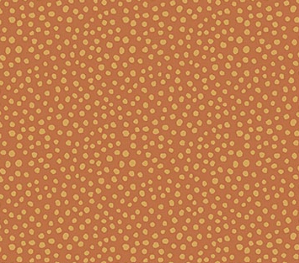 Backyard Bug Collector Dots Orange from Northcott