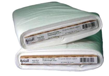 Bosal #312 Non Woven Fusible Interfacing Featherweight