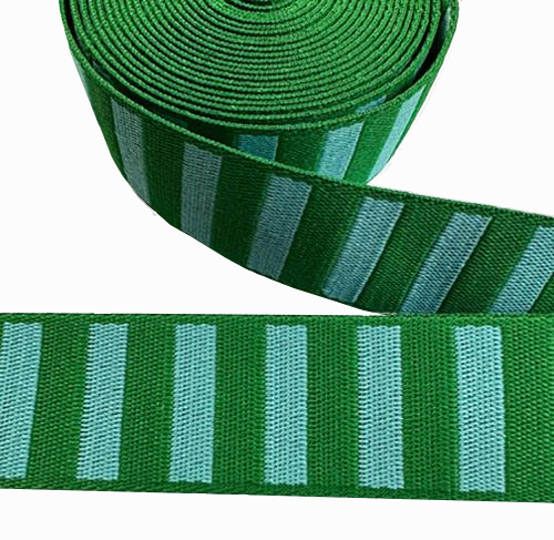 Bold Stripe 1.5" Webbing Turquoise from Moda