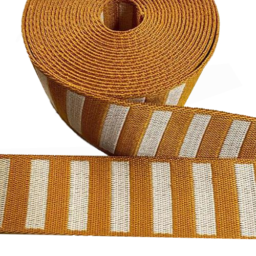 Bold Stripe 1.5" Webbing Cactus from Moda