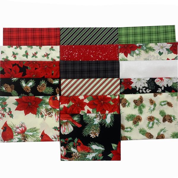 Cozy Cardinal Fat Quarter Bund