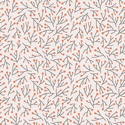 Cheerful Cheeks Berries Ecru by Lena Anisimova for Blank Quilting