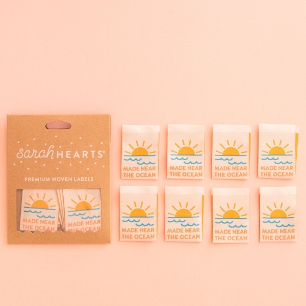 Made Near the Ocean Labels from Sarah Hearts