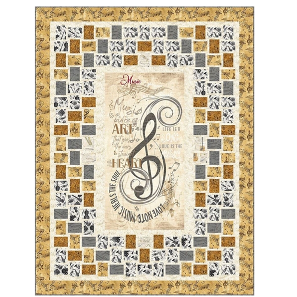 Surrounded By Music Quilt Kit