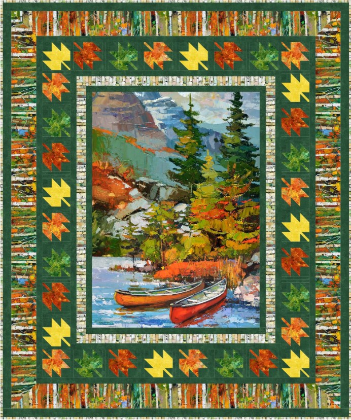 Shades of Autumn Quilt Kit from Northcott