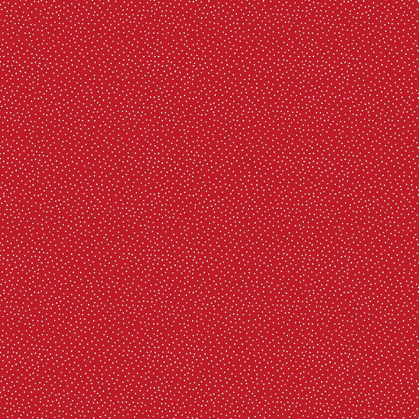 Garden Redwork Red White Dots from Timeless Treasures