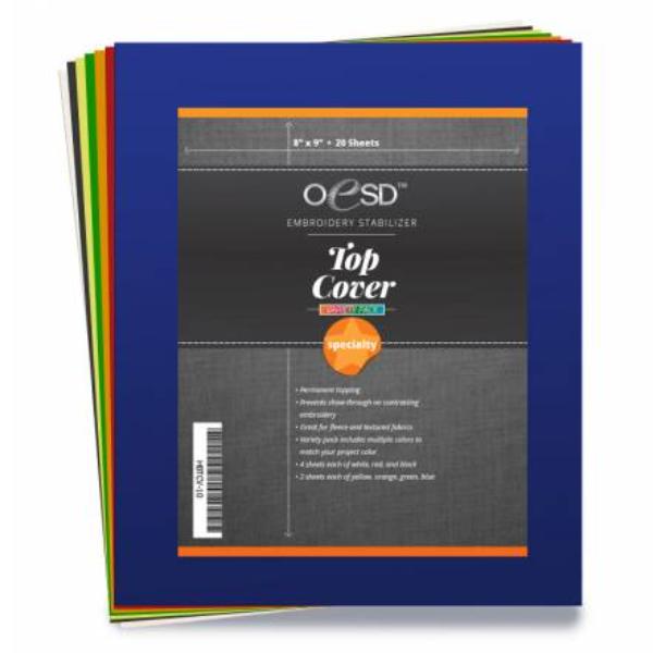 Top Cover Color Variety Pack 8In X 9In By Oesd