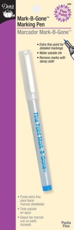 Mark-B-Gone Marking Pen Fine Point Blue