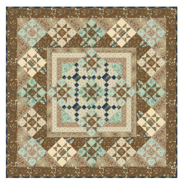 To the Point Aqua Quilt Kit