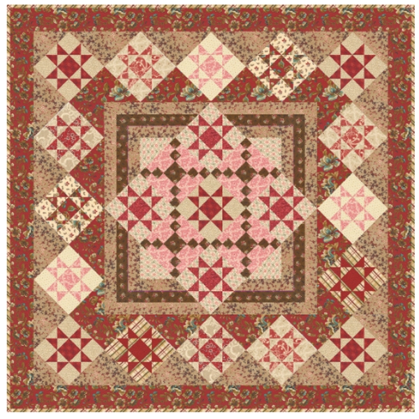 To the Point Red Quilt Kit