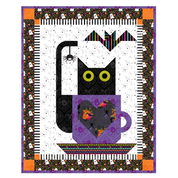 Cat-BOOccino Quilt Kit