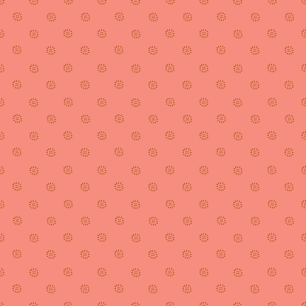 Favorite Flowers Ditsy Melon