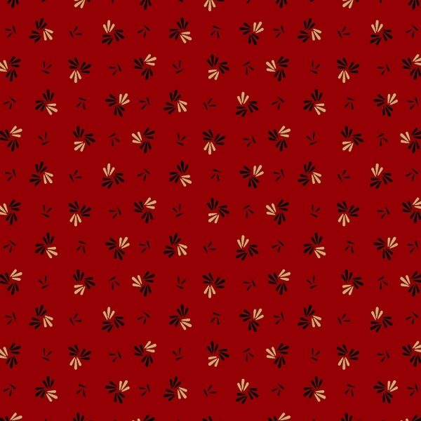 Strawberry Emery Petal Pusher Red by Pam Buda for Marcus Fabrics