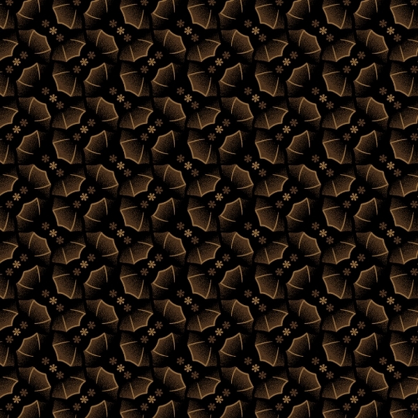 Strawberry Emery Burst Black by Pam Buda for Marcus Fabrics M