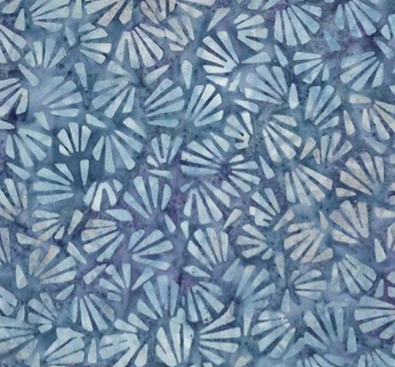 Violet Crush Blue Fans All Over from Wilmington Prints