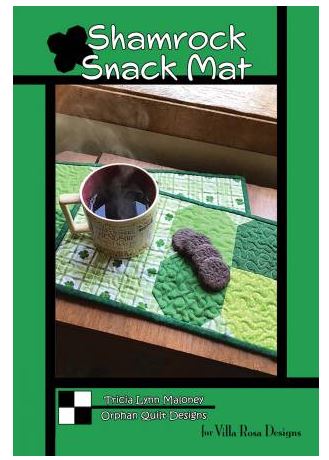 Shamrock Snack Mat Pattern by Tricia Lynn Maloney for Villa Rosa Designs