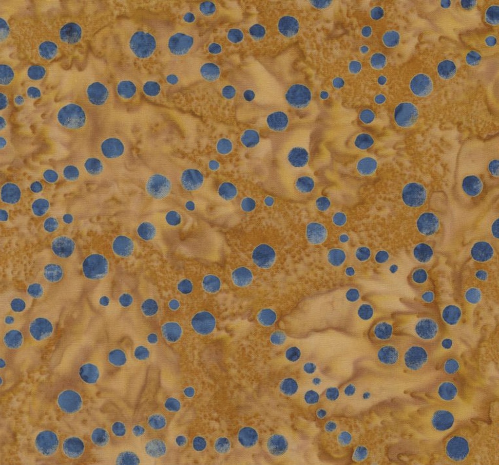Blue Ridge Batiks Large Dots Rust from Moda Fabrics