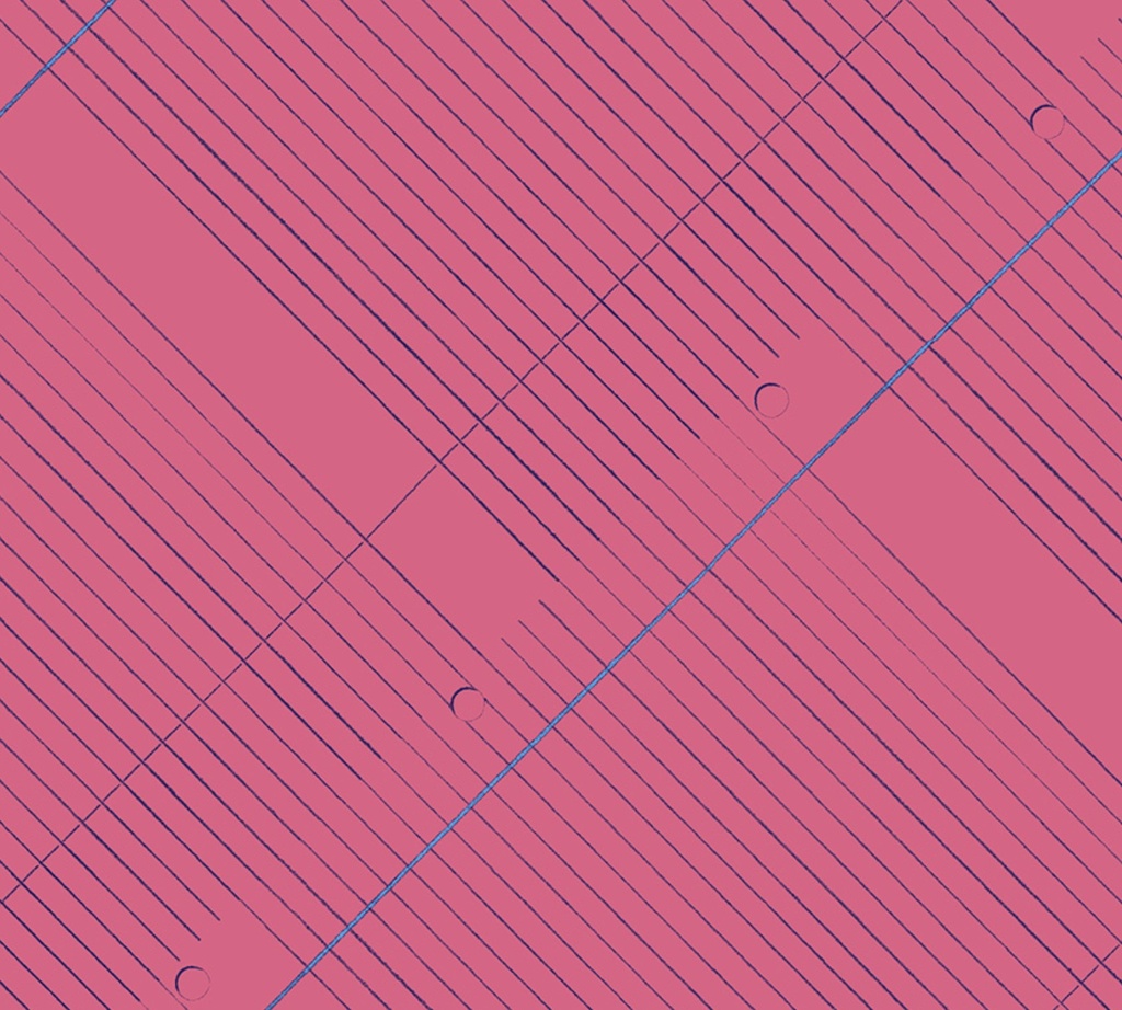 Pen Pals College Ruled Pink by Heather Givens for Windham Fabrics