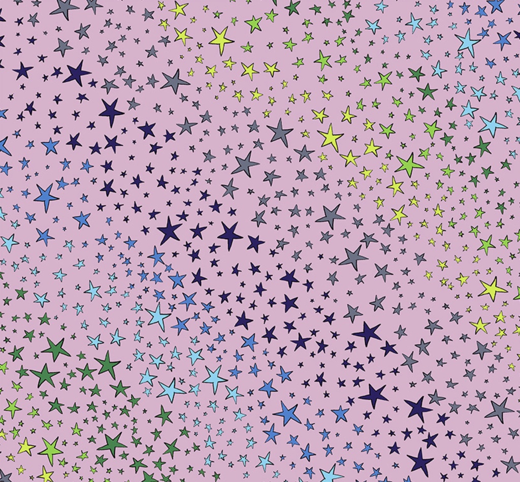 Pen Pals Stardust Aurora by Heather Givens for Windham Fabrics