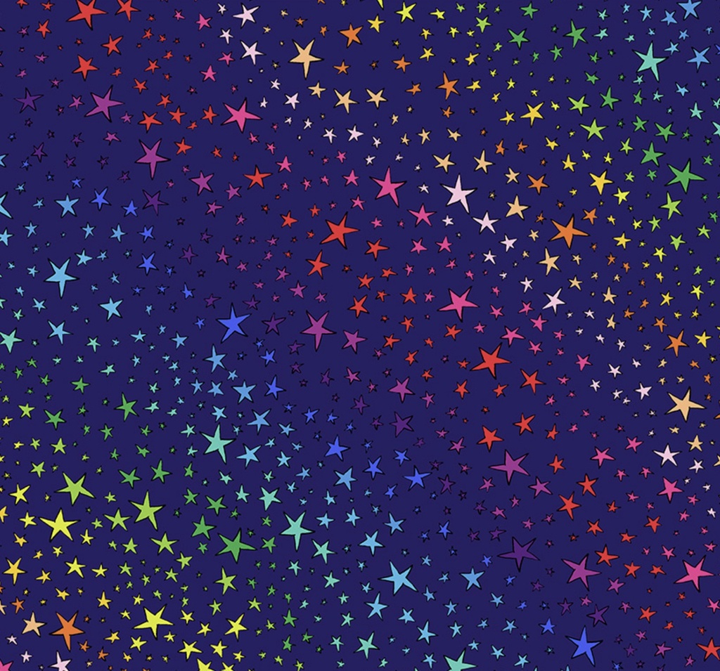 Pen Pals Stardust Galaxy by Heather Givens for Windham Fabrics