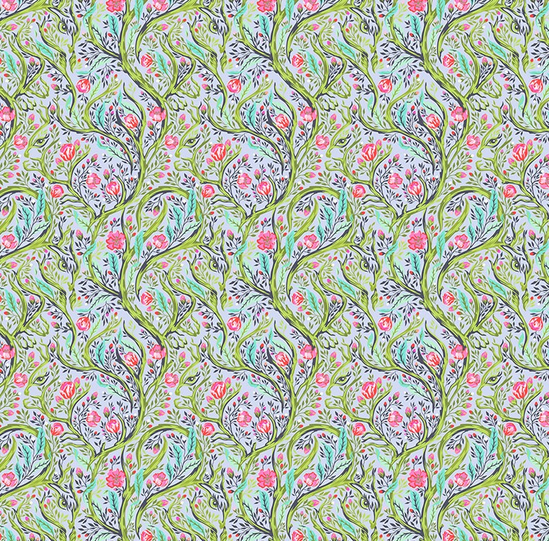 Full Moon Forest II Branch Manager Starlit by Tula Pink for Free Spirit Fabrics