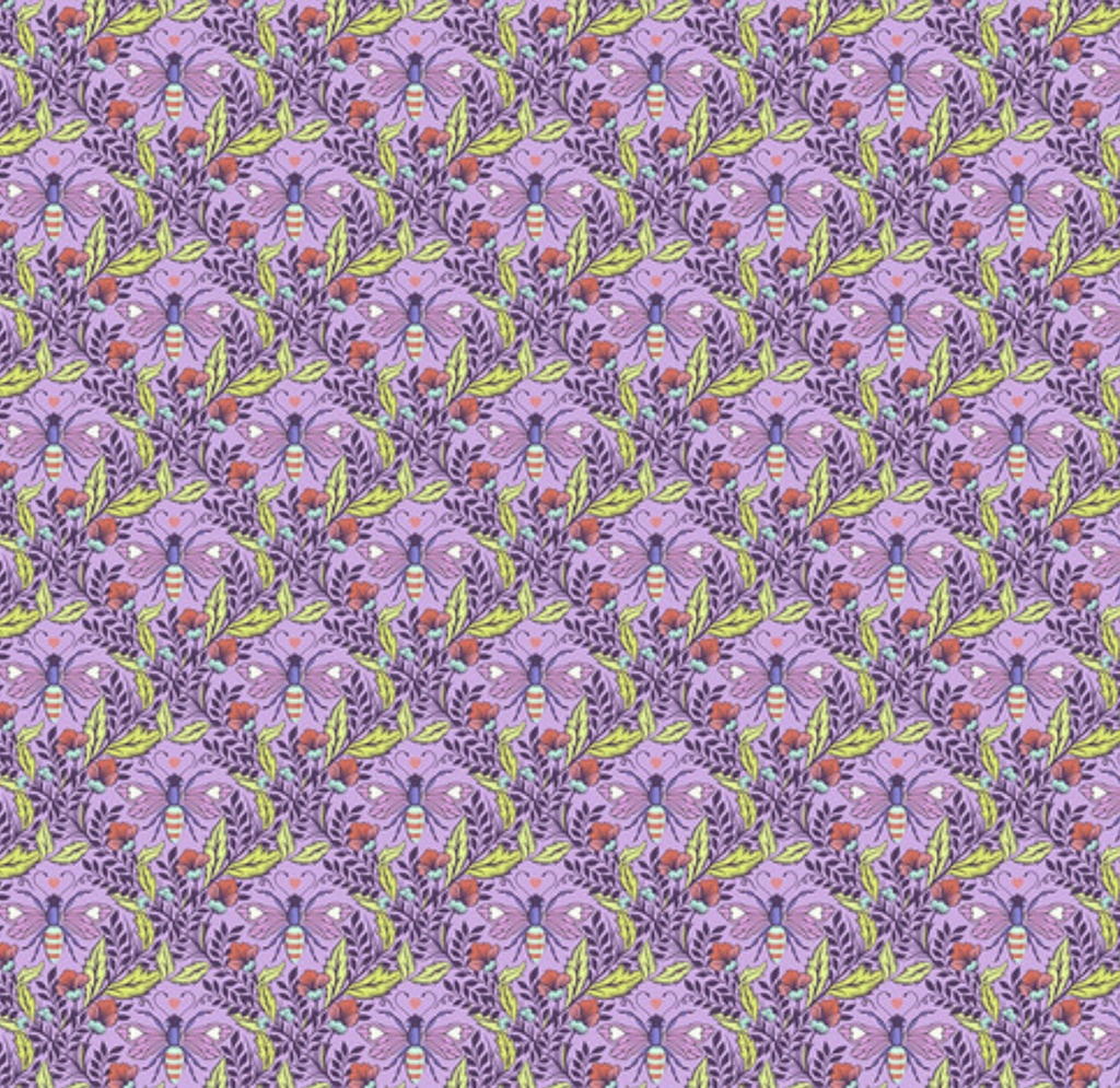 Full Moon Forest II Shake Your Honey Maker Blossom by Tula Pink for Freespirit