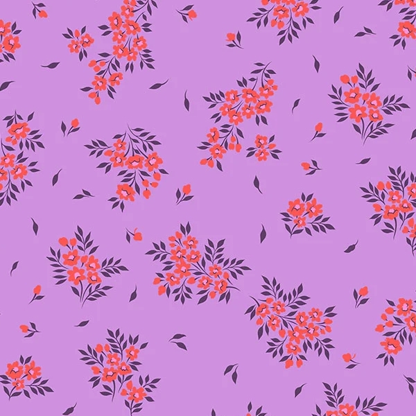 Tula Pink True Colors What a Ditz Heliotrope by Tula Pink for Freespirit