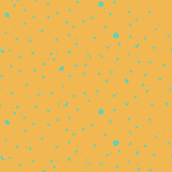 Tula Pink True Colors Space Sprinkles Papaya by Tula Pink for Freespirit