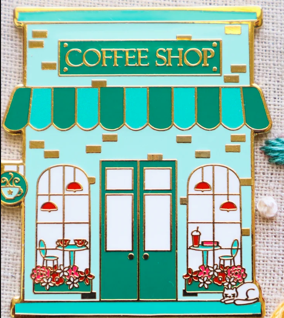 Coffee Shop Needle Minder from Flamingo Toes
