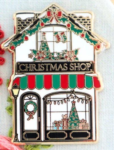 Christmas Shop Magnetic Needle Minder from Flamingo Toes