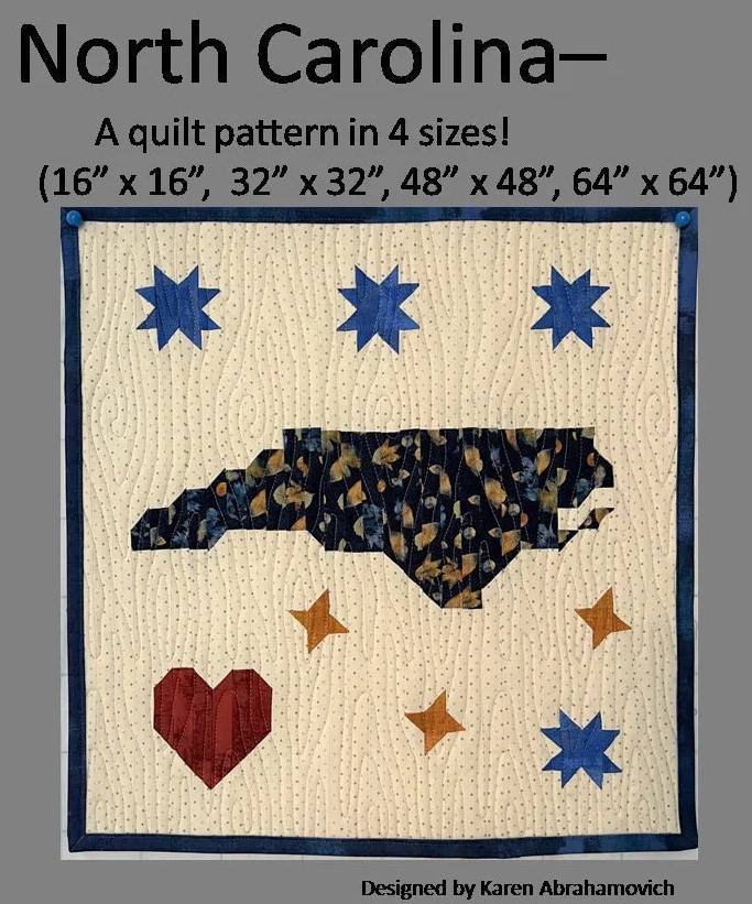 North Carolina Quilt Pattern by Karen Abrahamovich