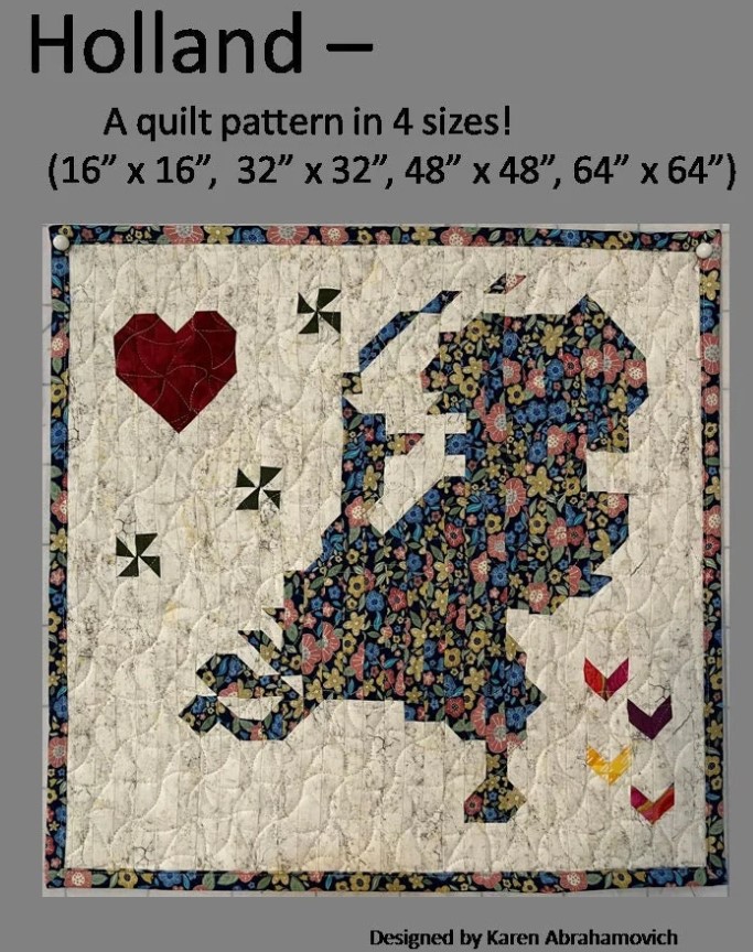 Holland Quilt Pattern by Karen Abrahamovich