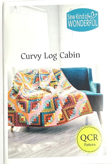 Curvy Log Cabin Quilt Pattern from Sew Kind of Wonderful