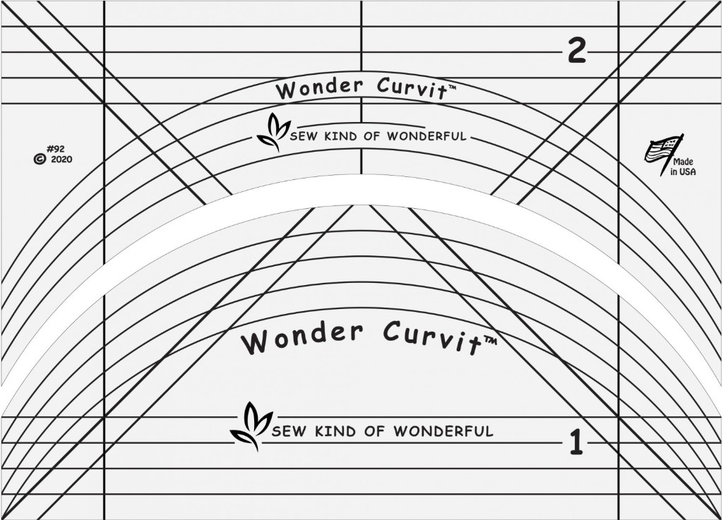 Wonder Curvit Long-arm Ruler Set from Sew Kind of Wonderful