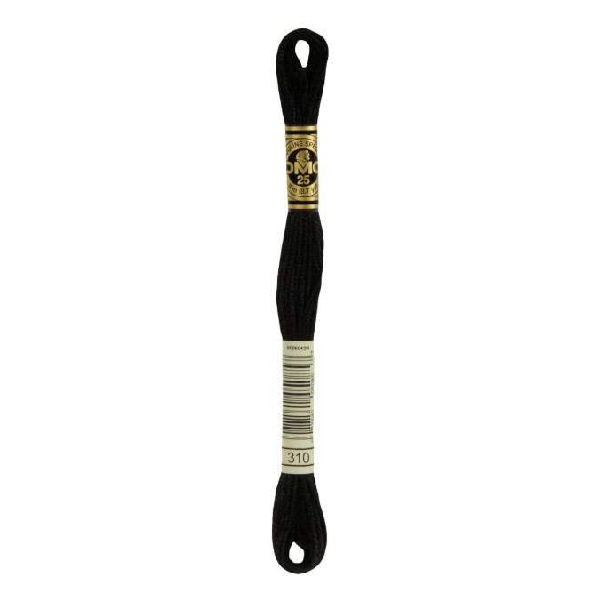 DMC Thread Color 310 - Black
