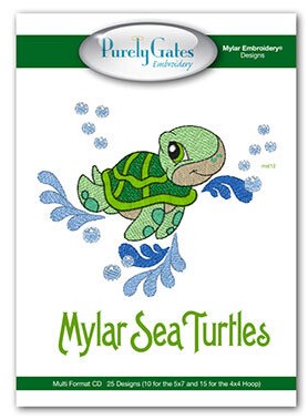 Mylar Sea Turtles ME Designs by Purely Gates