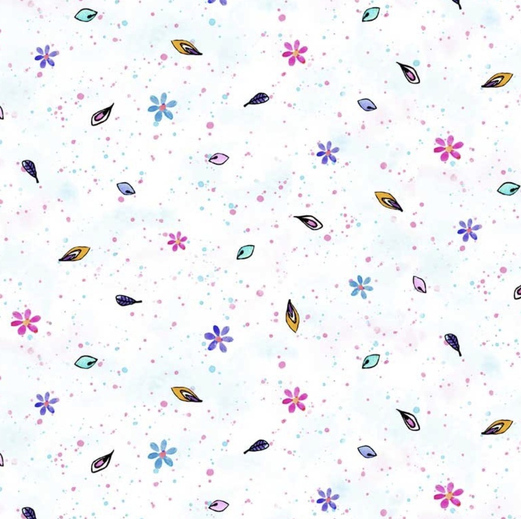 Flower to the Sun Tossed Petals White