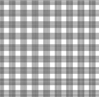 Press On Pinstripe Plaid Black