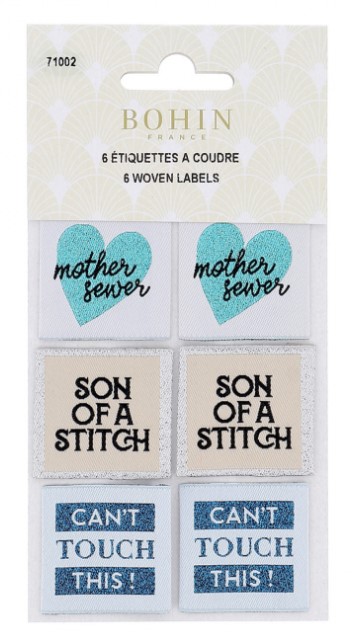 Humorous Sew On Labels from Bohin