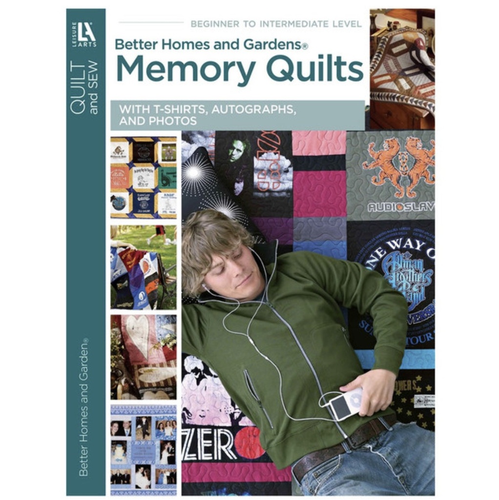 Better Homes and Gardens Memory Quilts with T-Shirts, Autographs, and Photos