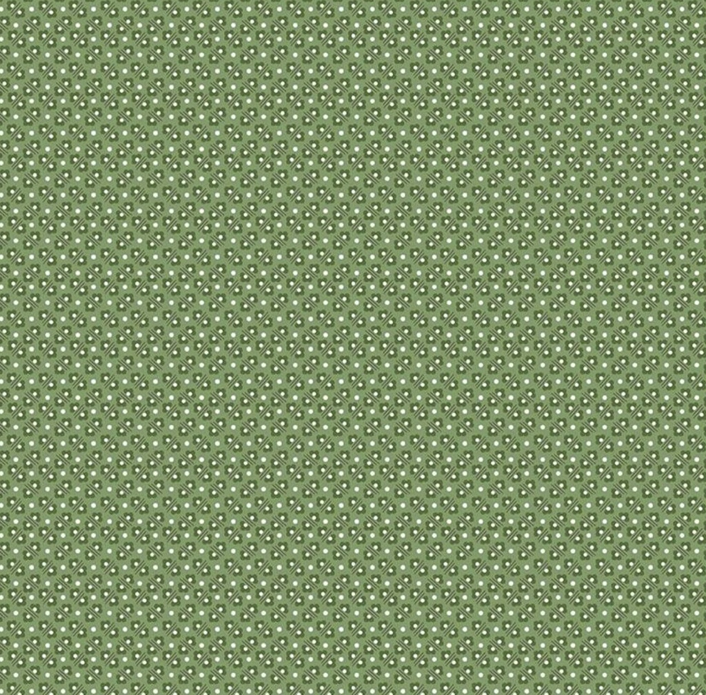 Calico Flowerbed Basil by Lori Holt for Riley Blake Designs