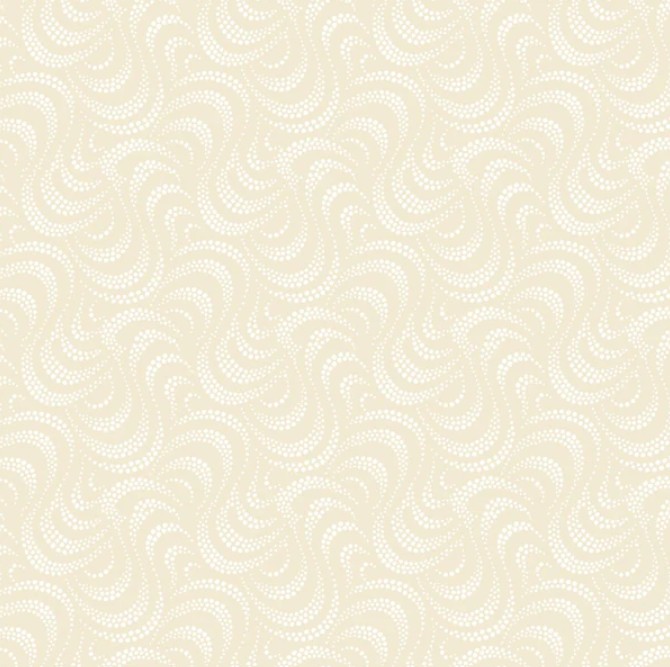 Ramblings White on Ecru Waves from P&B Textiles