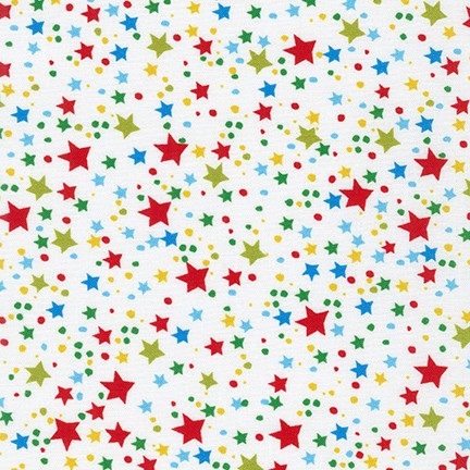 How the Grinch Stole Christmas Stars Multi by Dr. Seuss Enterprises for Robert Kaufman Fabrics