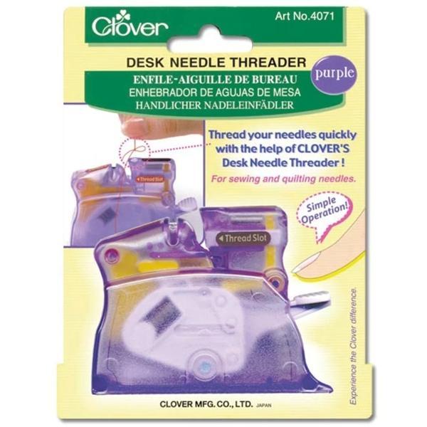 Desk Needle Threader In Purple From Clover