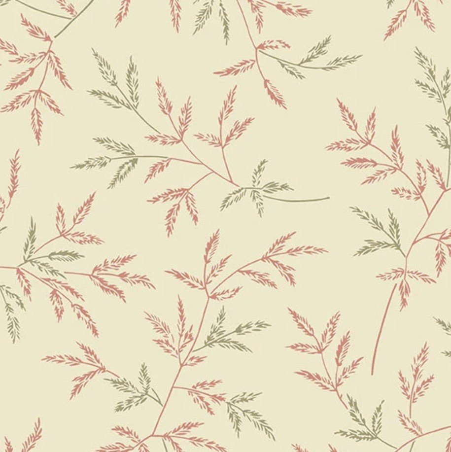Cocoa Pink Juniper Magnolia by Edyta Sitar of Laundry Basket Quilts for Andover