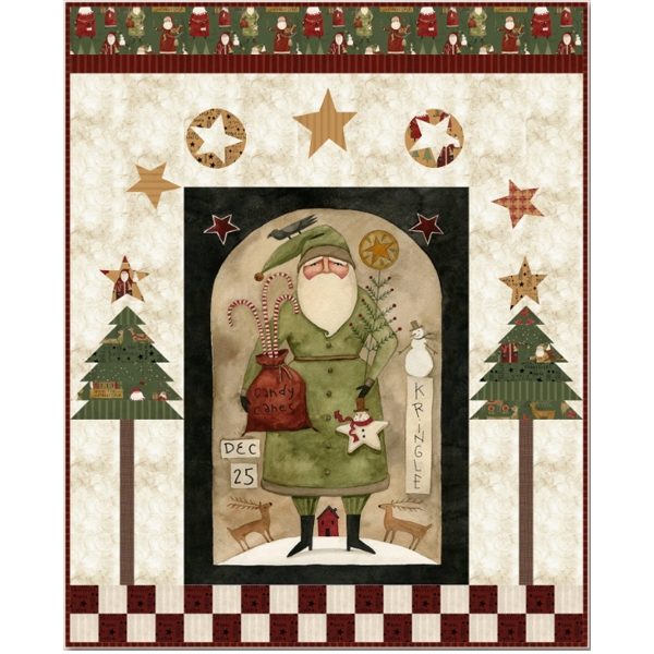 Kris Kringle Panel Quilt from Riley Blake