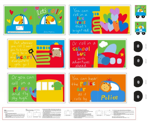 Huggable & Loveable Books 4, "Let's Roll" by Sandra Magsaman for Studio E