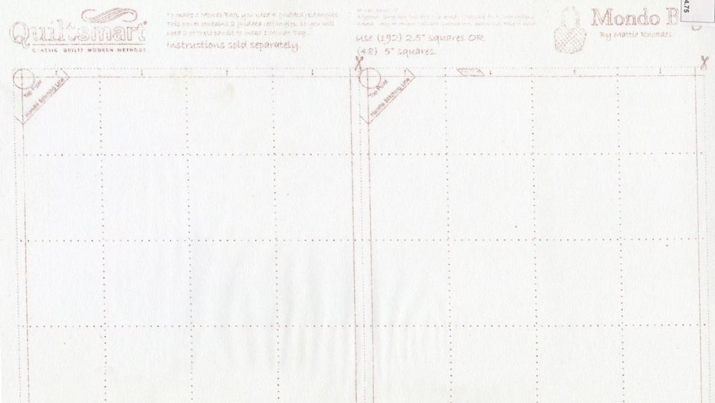 Mondo Bag Panel by Quiltsmart